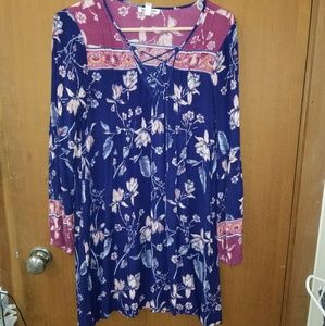 Bills Bong cross chest floral dress
